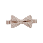 Rum Pink Striped Bow Tie image number 1
