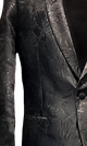 Black Large Floral Coat image number 2