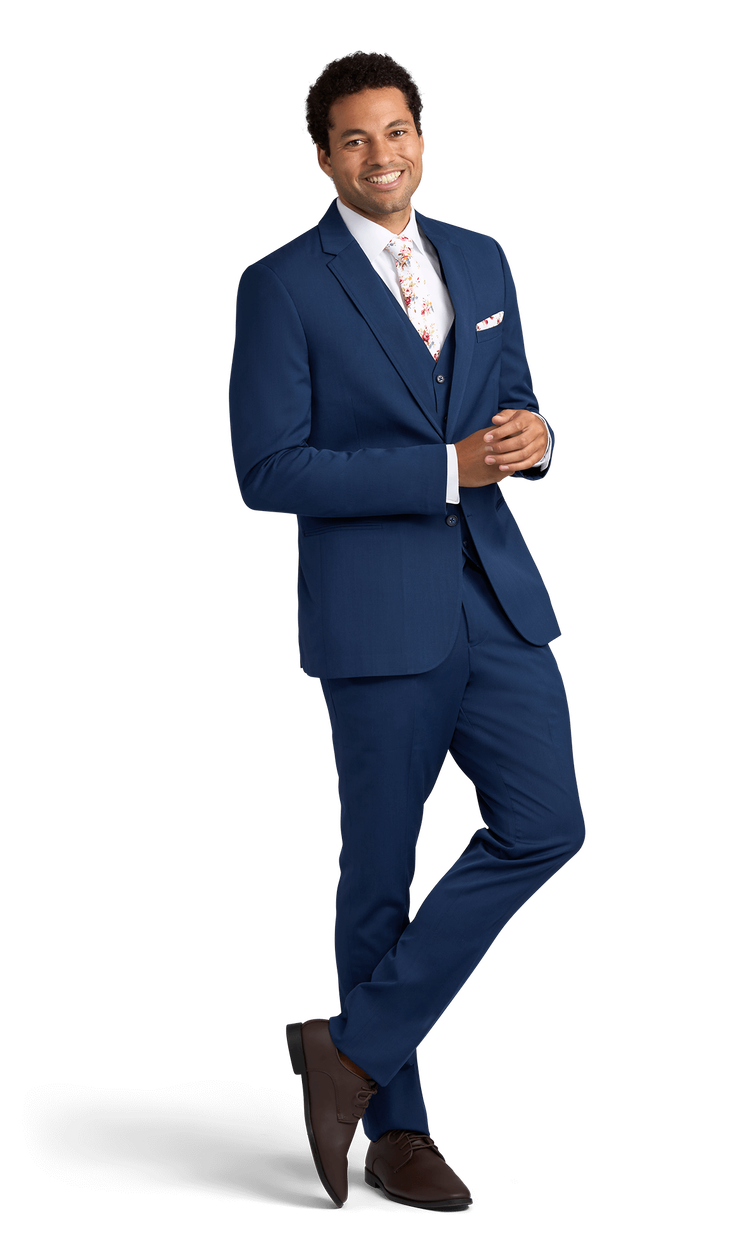 Cobalt Blue Performance Suit  image number 1