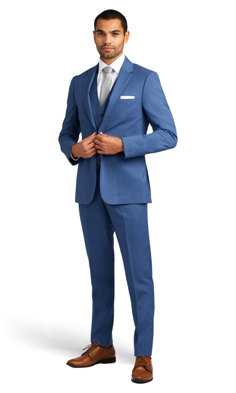 Steel Blue Performance Suit  image number null