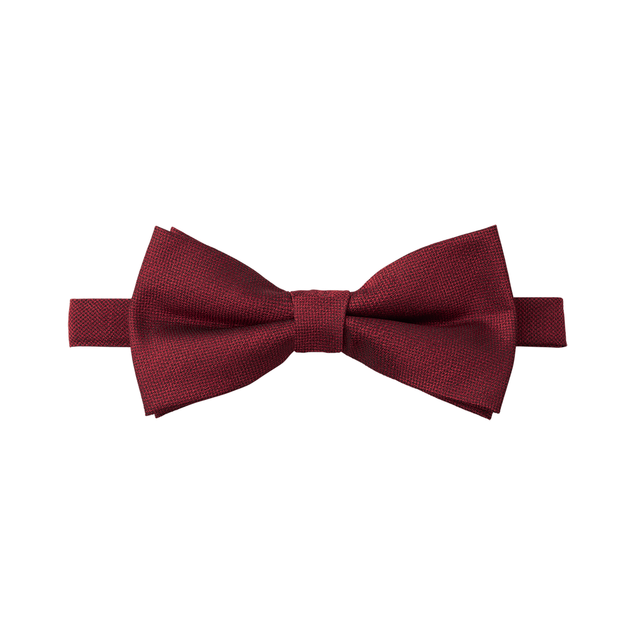 Apple Red Textured Bow Tie image number 1