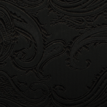 Black Paisley Pocket Square image number 1
