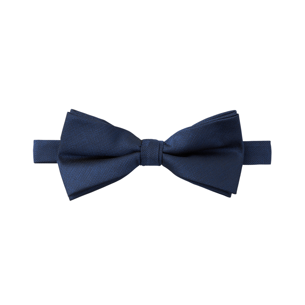 Navy Textured Bow Tie image number 1