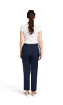 Women's Navy Stretch Suit Separates Pants image number 4
