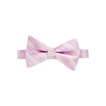 Tickled Pink Striped Bow Tie image number 1