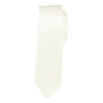 Ivory Matte Long Tie image number 1