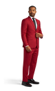 Red Stretch Suit Separates image number null