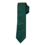 Hunter Green Satin Tie image number 1