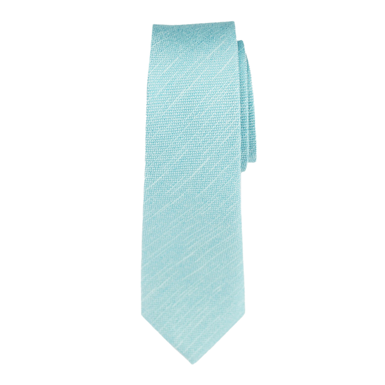 Aqua Matte Long Tie image number 1