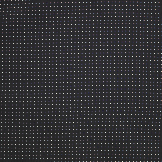 Black with White Dot Pocket Square