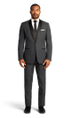Charcoal Stretch Shawl Lapel Tuxedo Separates image number 2