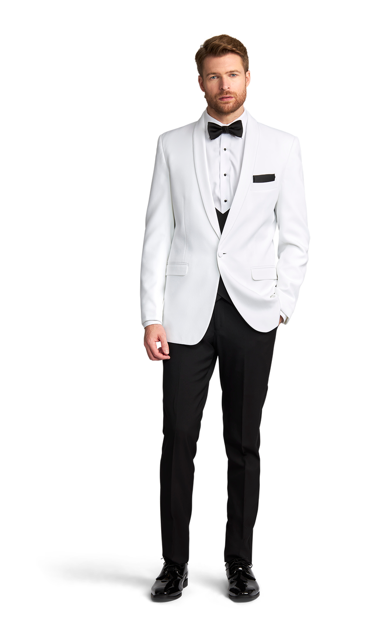 White Casablanca Dinner Jacket image number 4