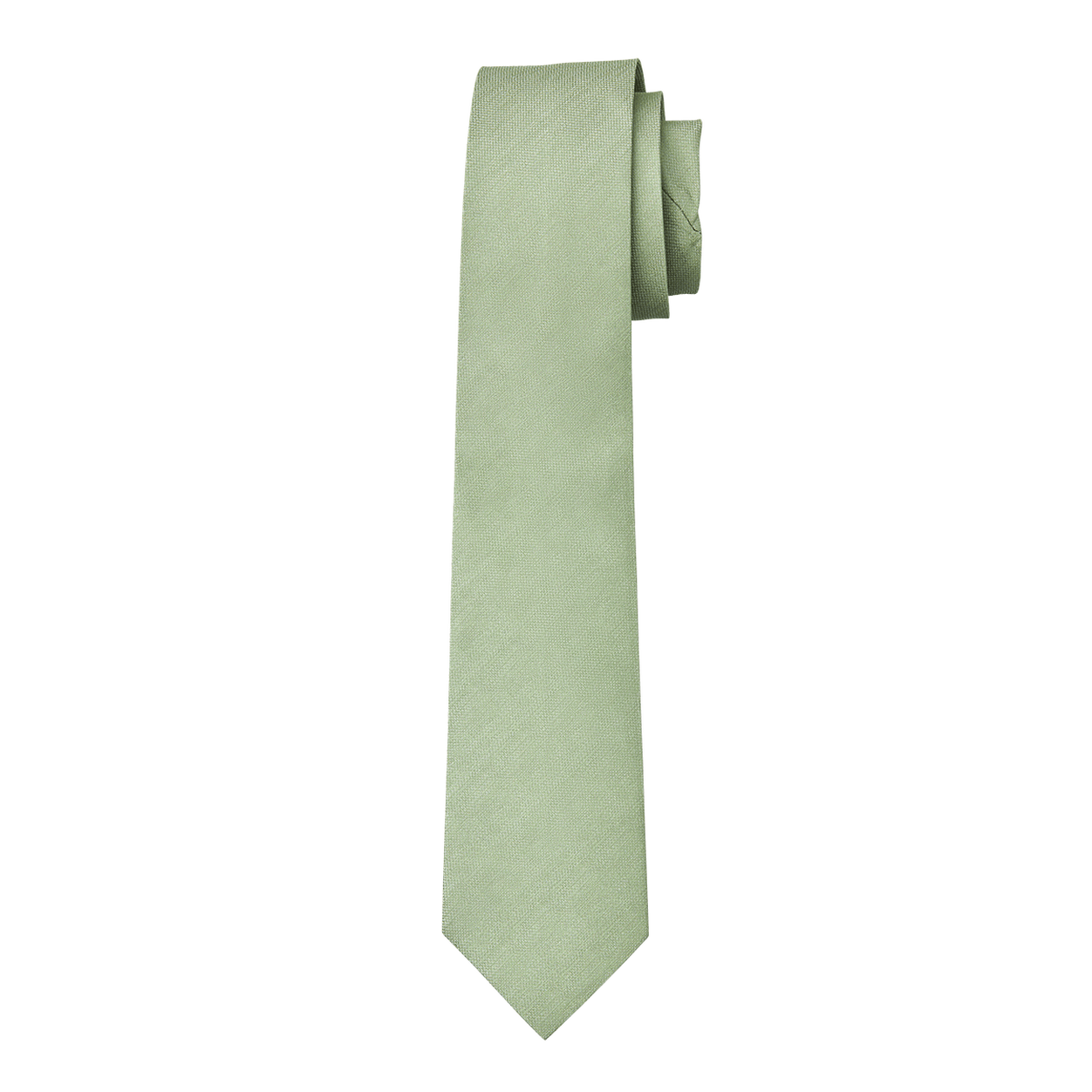 Dusty Sage Textured Long Tie image number 1