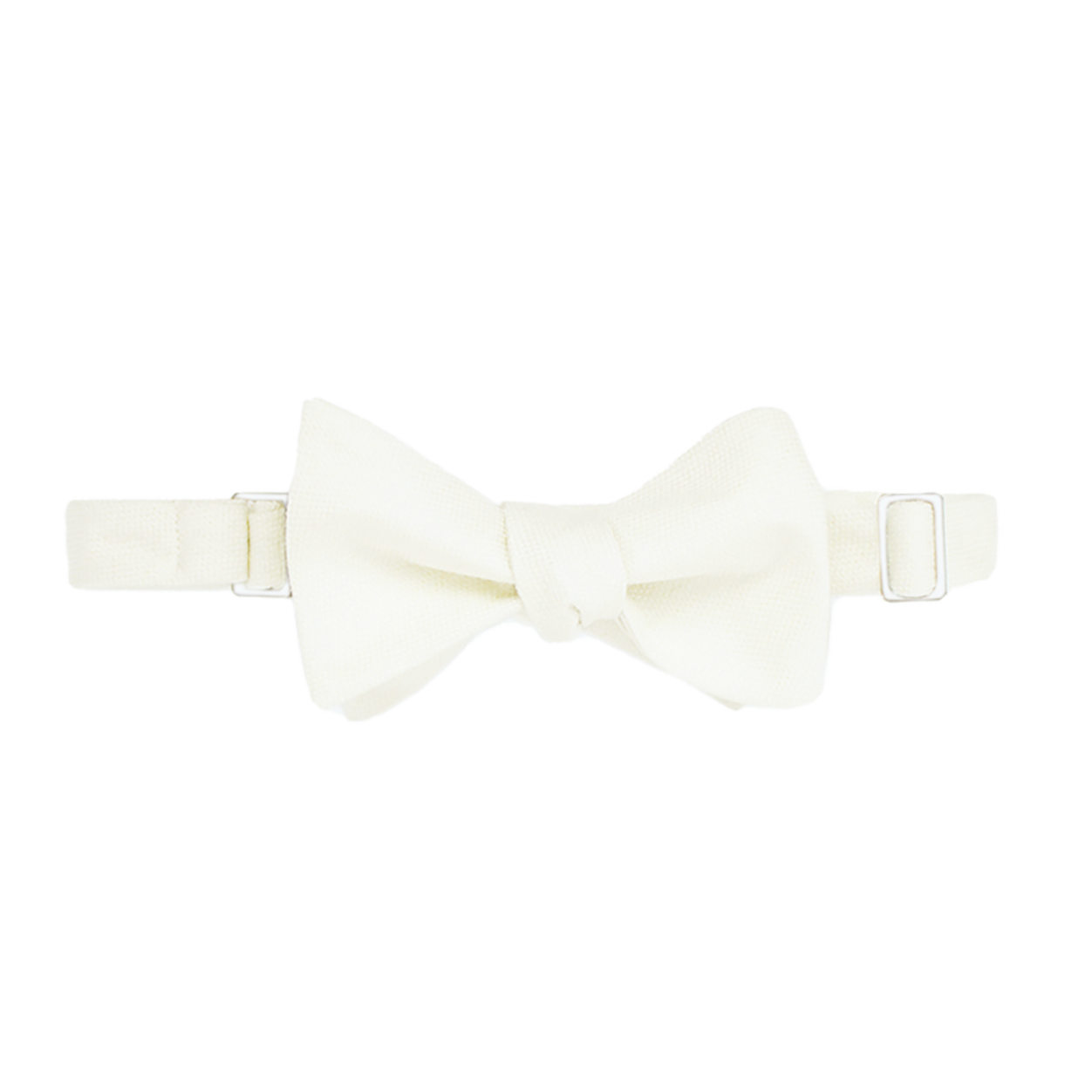 Ivory Matte Bow Tie image number null