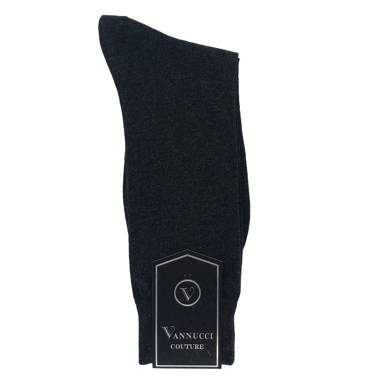 Charcoal Grey Dress Socks image number 1