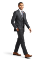 Charcoal Stretch Suit Separates image number 4