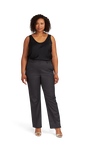 Women's Charcoal Stretch Suit Separates Pants, , large image number 2