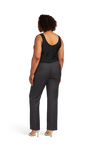Women's Charcoal Stretch Suit Separates Pants  image number 4