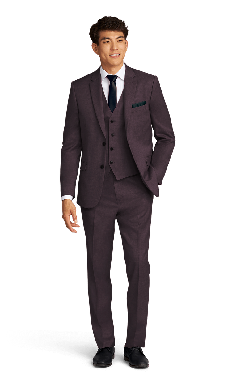 Eggplant Stretch Suit Separates image number 2