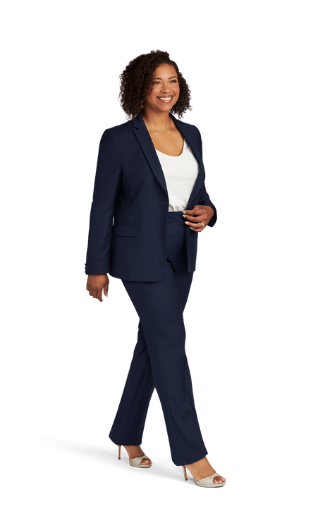 Women's Navy Stretch Suit Separates