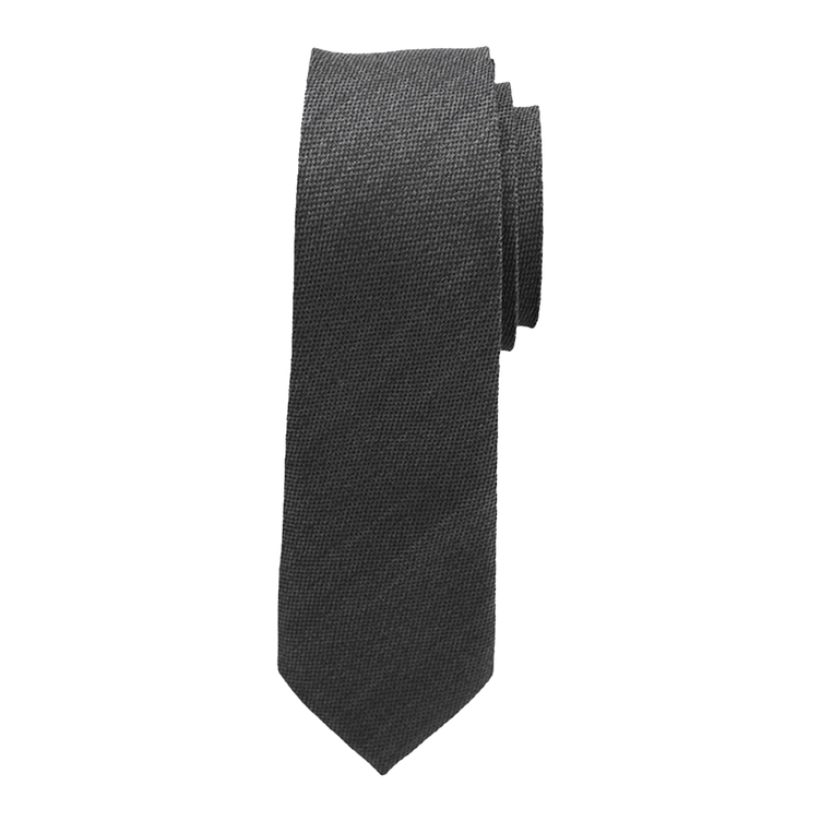 Charcoal Matte Long Tie