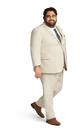 Tan Stretch Suit Separates image number 2
