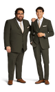 Olive Green Prado Suit image number 5
