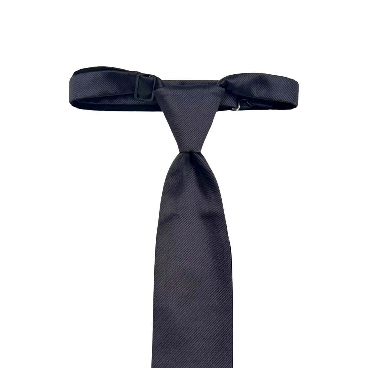 Dark Grey Long Tie image number 1
