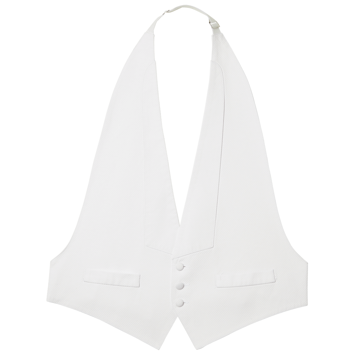 White Pique Vest image number 1