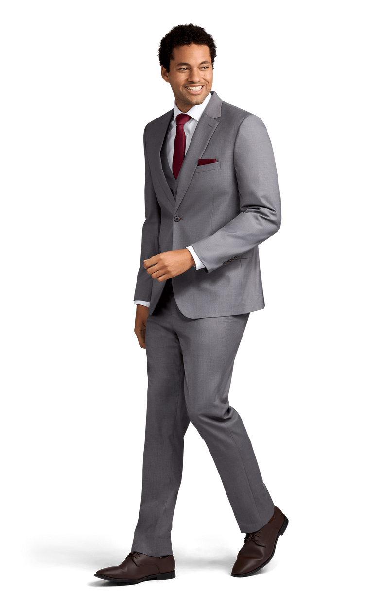 Grey Stretch Suit Separates image number 2