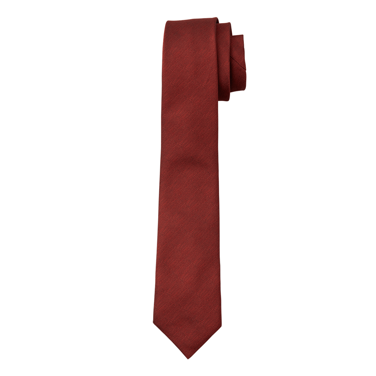 Terracotta Textured Long Tie image number 1