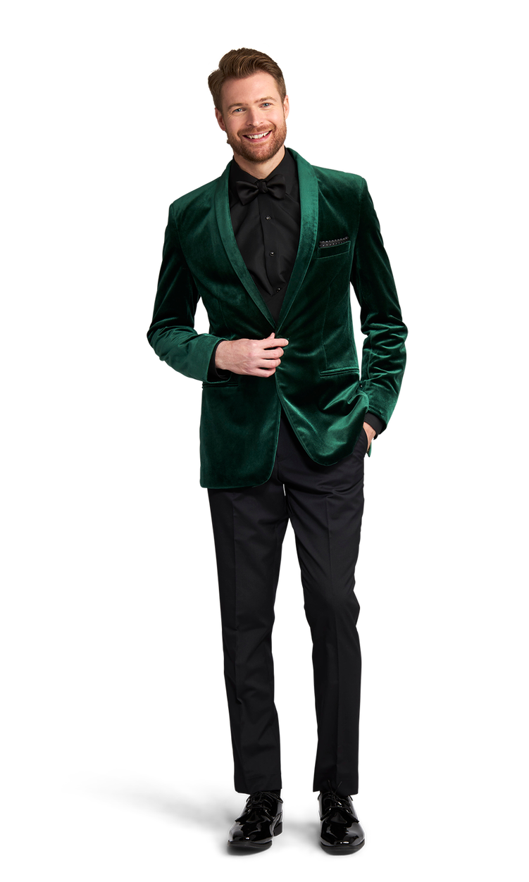 Green Velvet Brooklyn Tuxedo  image number 1