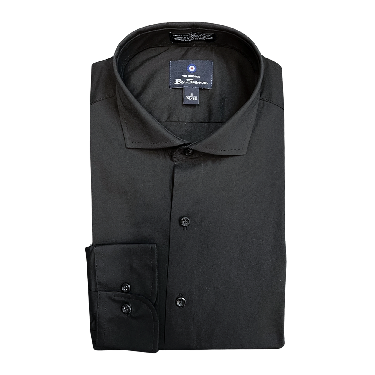 White Ben Sherman Laydown Collar Shirt image number 1