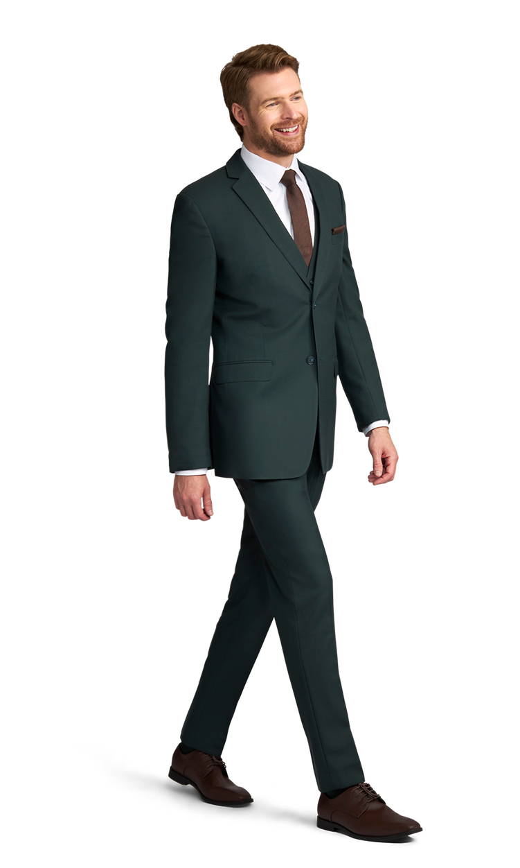 Dark Green Venice Suit  image number 4