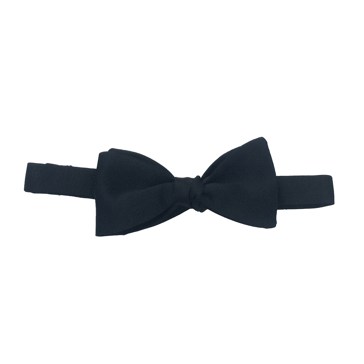 Black Self Tie Bow Tie image number null