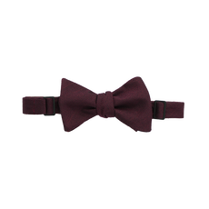 Burgundy Matte Bow Tie
