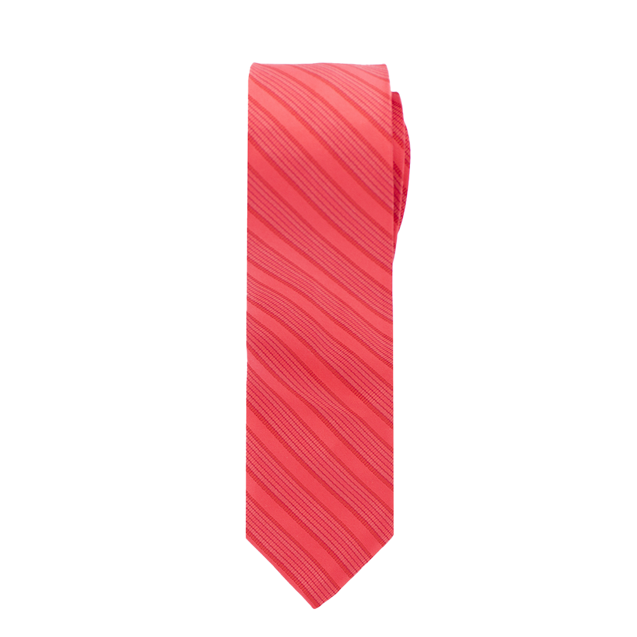 Poppy Striped Long Tie image number 1