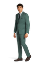Forest Green Stretch Suit Separates image number 2