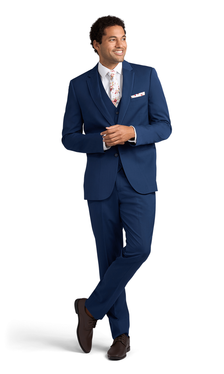 Cobalt Blue Performance Suit  image number 4