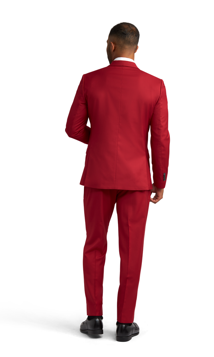 Red Stretch Suit Separates image number null