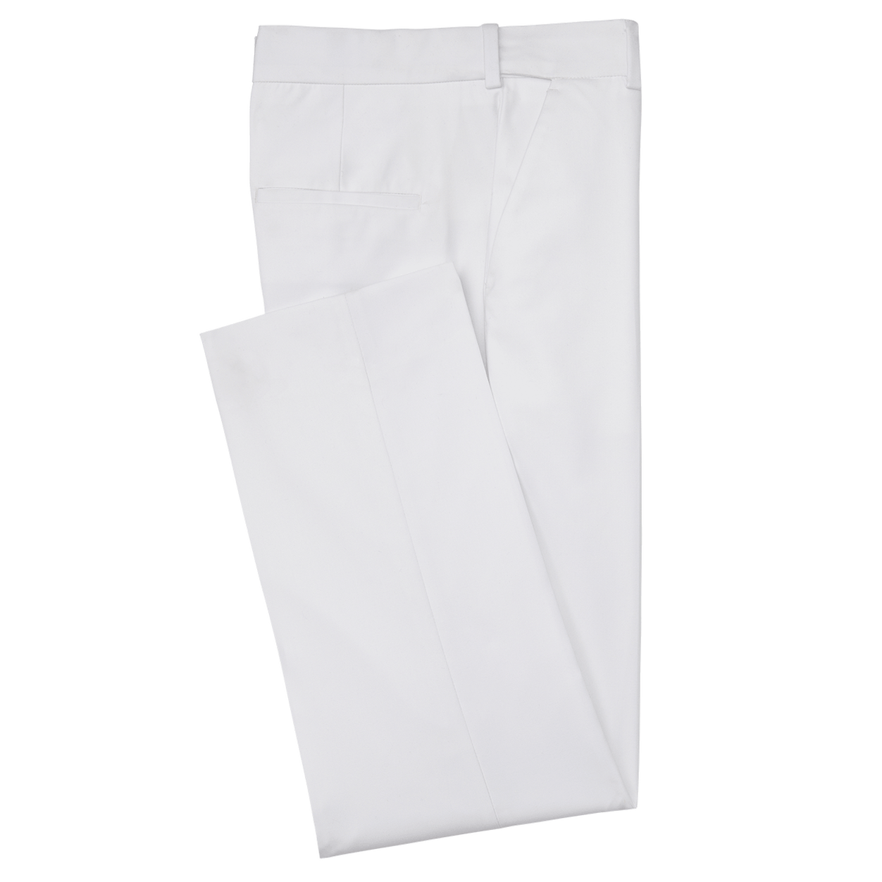Women's White Stretch Suit Separates Pants image number 1