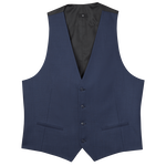 Dark Blue Wool Vest image number 1