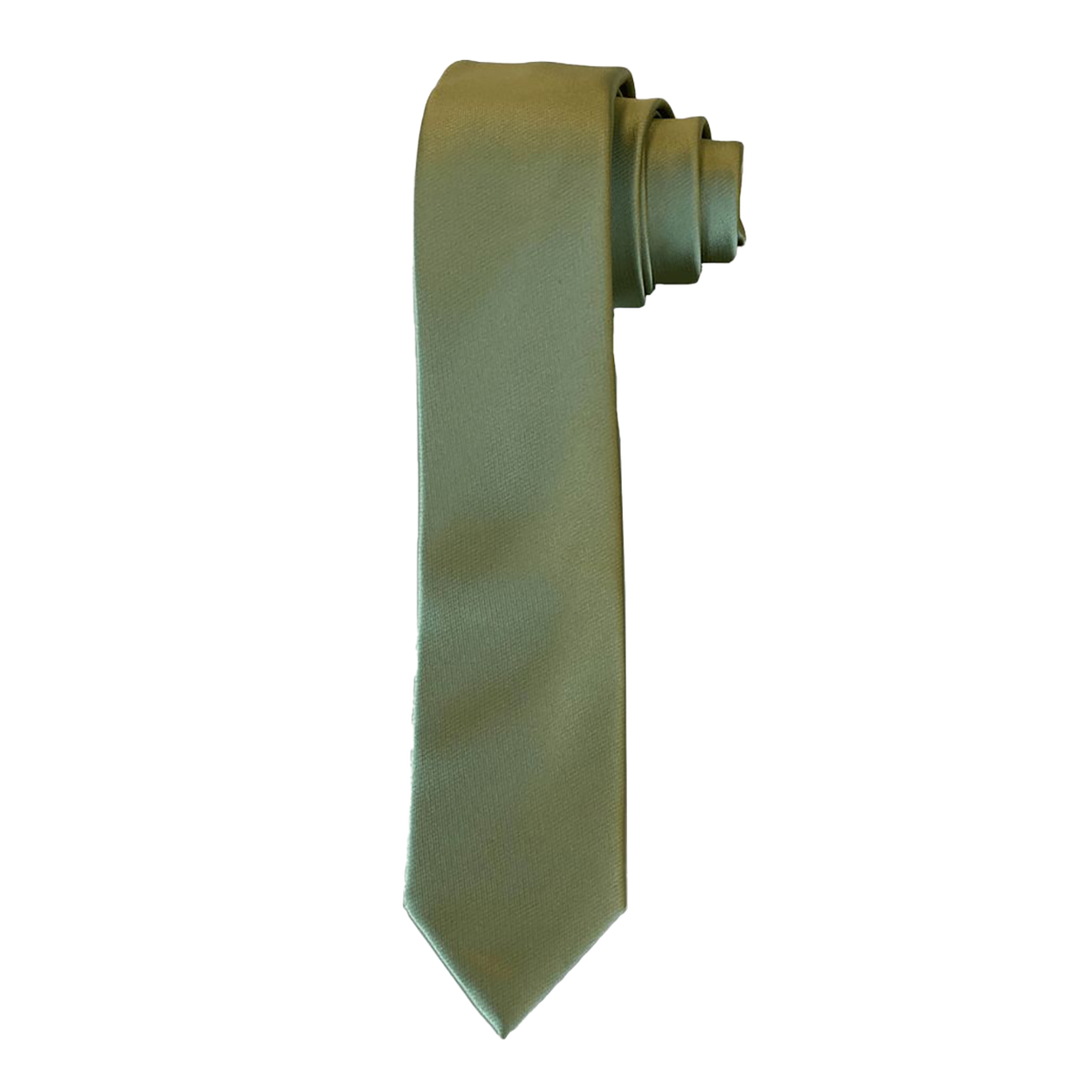 Sage Satin Tie image number 1