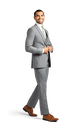 Grey Stretch Suit Separates image number 4