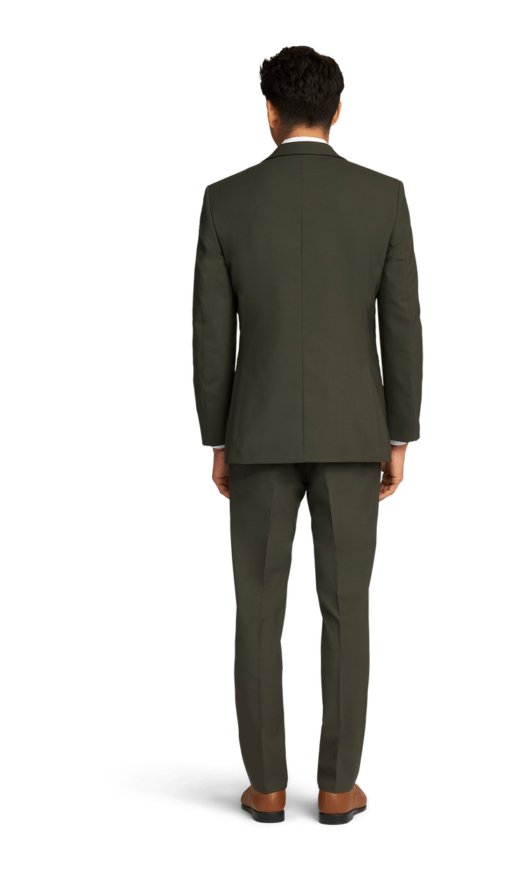 Olive Green Prado Suit image number 3