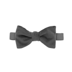 Grey Velvet Bow Tie image number null