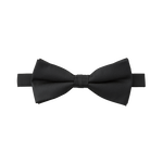 Black Textured Bow Tie image number 1