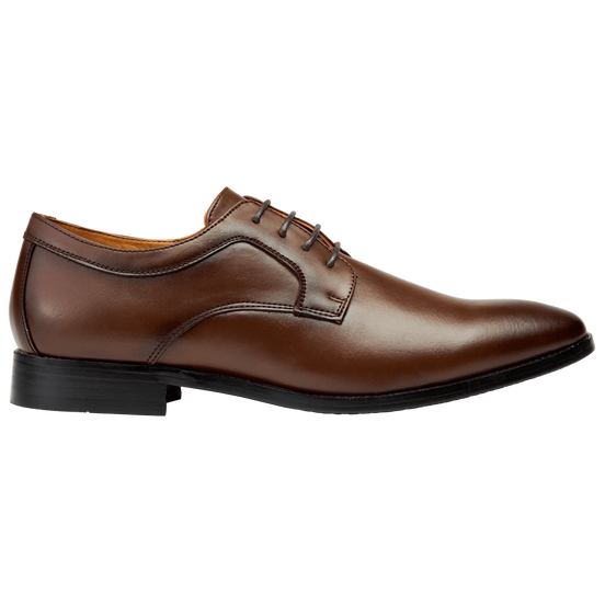 Brown Lace Up Suit Shoe