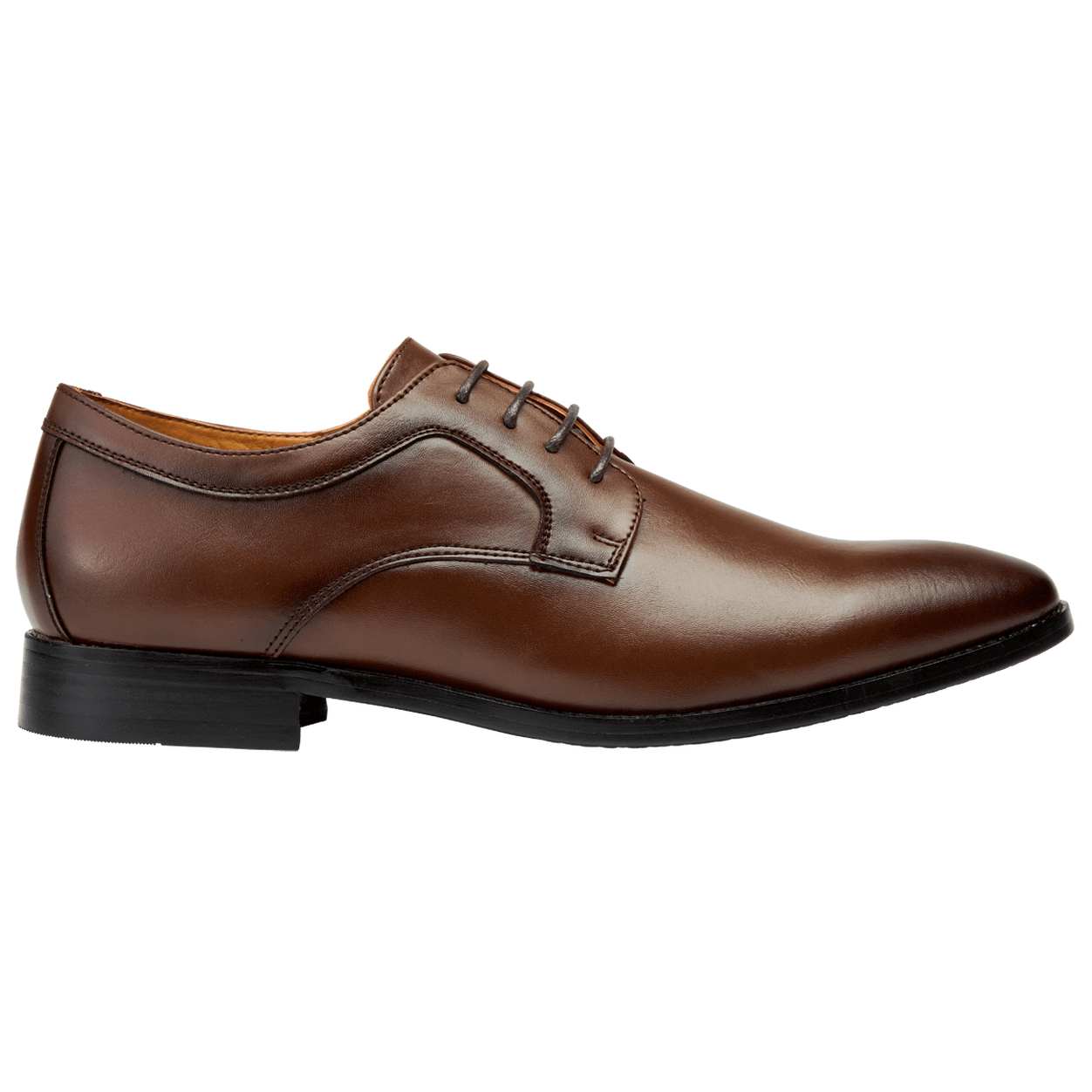 Brown Lace Up Suit Shoe image number null