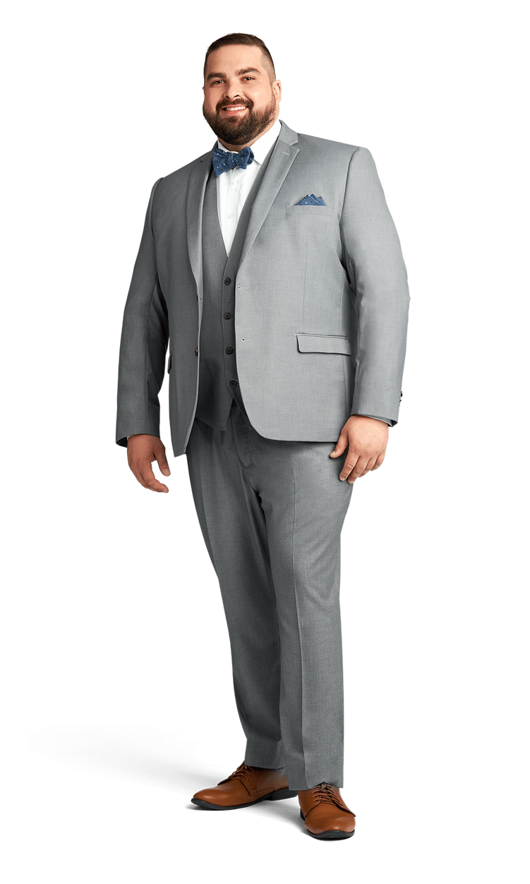 Grey Stretch Suit Separates